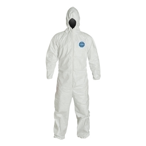 Tyvek Coveralls with Hood, Elastic Wrists & Ankles