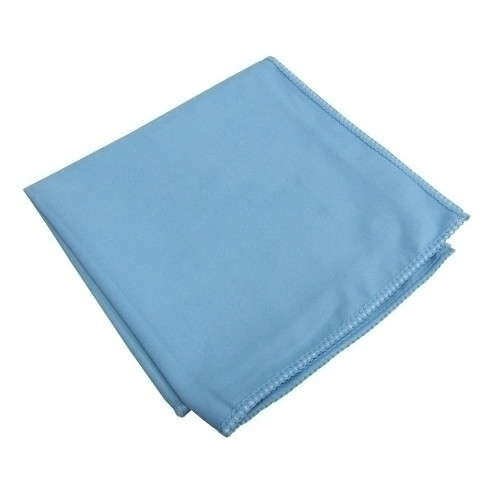 MICROFIBER TOWEL 15X15 BLUE-SPECIAL GLASS MIRROR-SUEDE 18 MC
