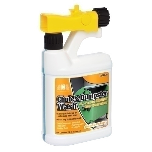 Chute   Dumpster Wash w Portion Sprayer  Citrus  QT  6 CS