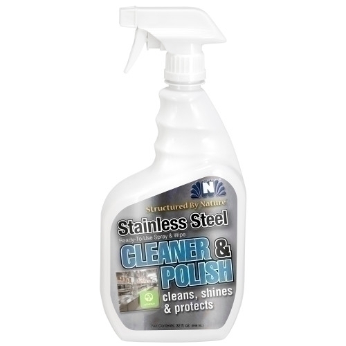 Structured by Nature Stainless Steel Cleaner   Polish  Qt
