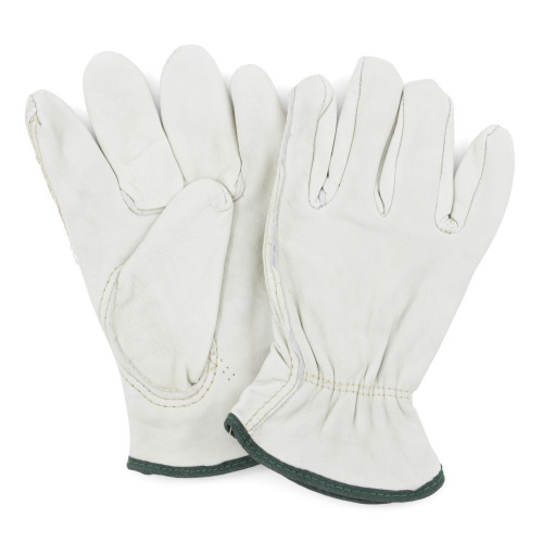 COW GRAIN LEATHER DRIVERS GLOVES-MED