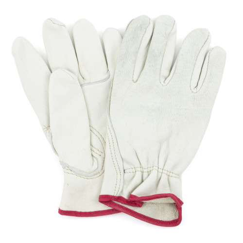 COW GRAIN LEATHER DRIVERS GLOVES-SM