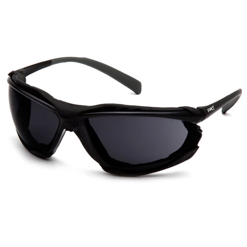 PROXIMITY SAFETY GLASSES WITH FOAM PADDING  GRAY LENS