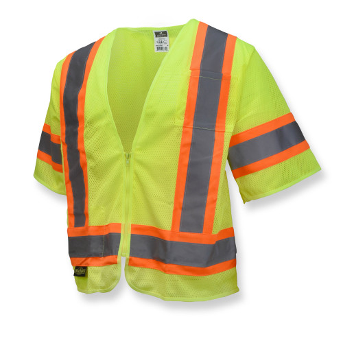  Radwear™ ANSI Class 2 Mesh Safety Vest w/Two Tone Trim